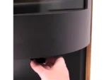 Panadero Bilbao Sandstein Korpus Schwarz Modern Große Scheibe 8Kw