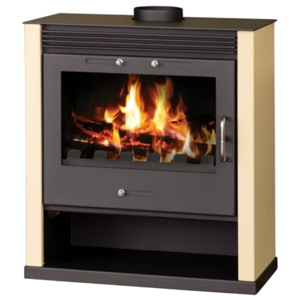 Victoria Kaminofen Rubin Creme mit 13 kW