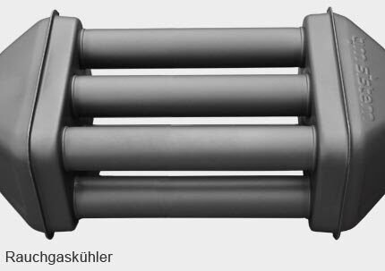 Abgaswärmetauscher Rauchgaskühler 0,8m x 120mm