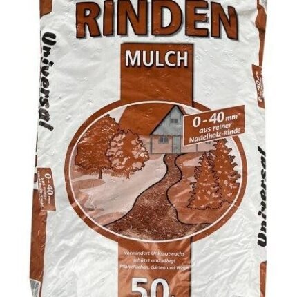 Universal Rindenmulch 0-40 mm, 50 L, 48 Sack/Pal.