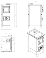 Holzofen Konstantin 6 kW