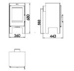Kaminofen Alina 6kW