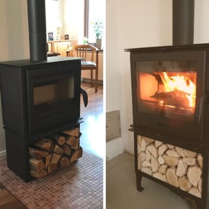 Kaminofen Juhnberg Lorenz 7kW mit Holzfach
