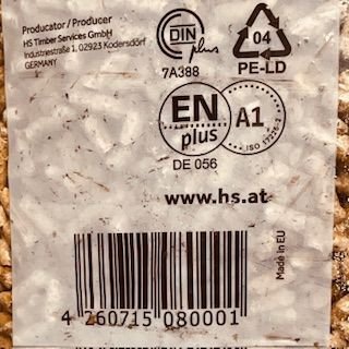 HS Timber Holz Pellets 6mm 15kg Sack