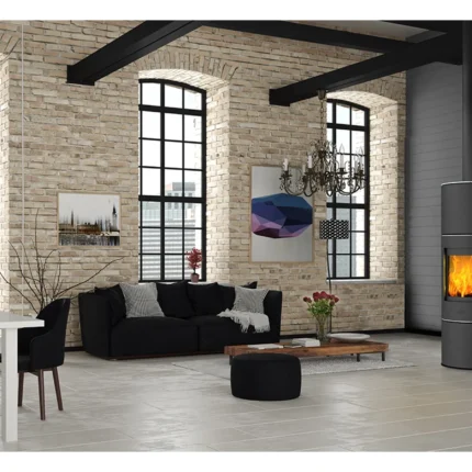 Fireplace Perondi Kaminofen Stahl Schwarz 5 kW