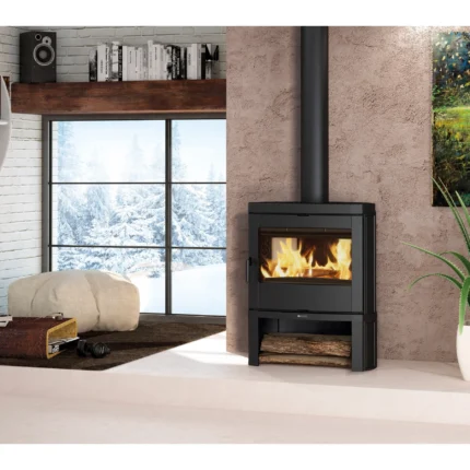 La Nordica Jennifer Gusseisen Schwarz 7,7 kW