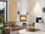 Hark Kaminofen-Bausatz Vermont Marmorverkleidung Naturweiß 8 kW EEK: A+