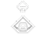 Hark Kaminofen-Bausatz Vermont Marmorverkleidung Naturweiß 8 kW EEK: A+