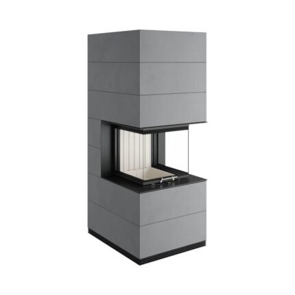 Spartherm SIM Arte U-50h Kaminbausatz RLA Feinbeton gespachtelt 2/3