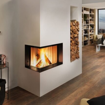 Spartherm Premium Varia-2L-80h Kamineinsatz Ecke RRA Ø 250 mm